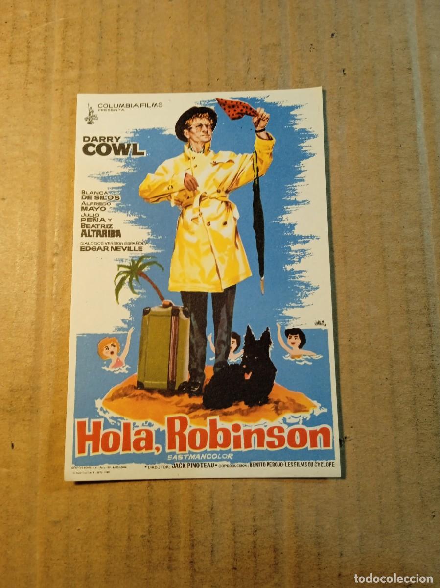 Cine: FOLLETO DE MANO SIN PUBLICIDAD HOLA ROBINSON
