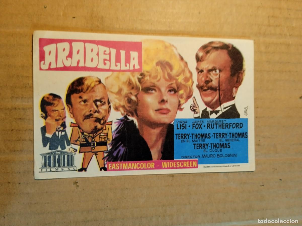 Cine: FOLLETO DE MANO SIN PUBLICIDAD ARABELLA