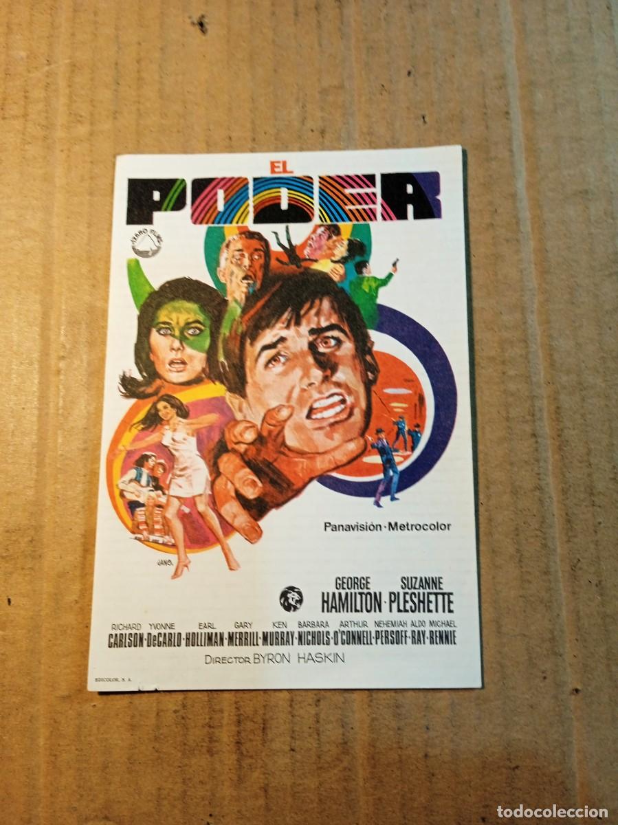 Cine: FOLLETO DE MANO SIN PUBLICIDAD EL PODER - Foto 1