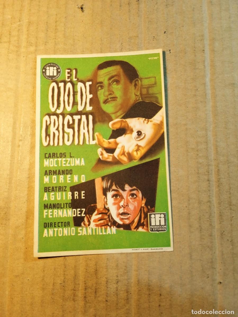 Cine: FOLLETO DE MANO SIN PUBLICIDAD EL OJO DE CRISTAL