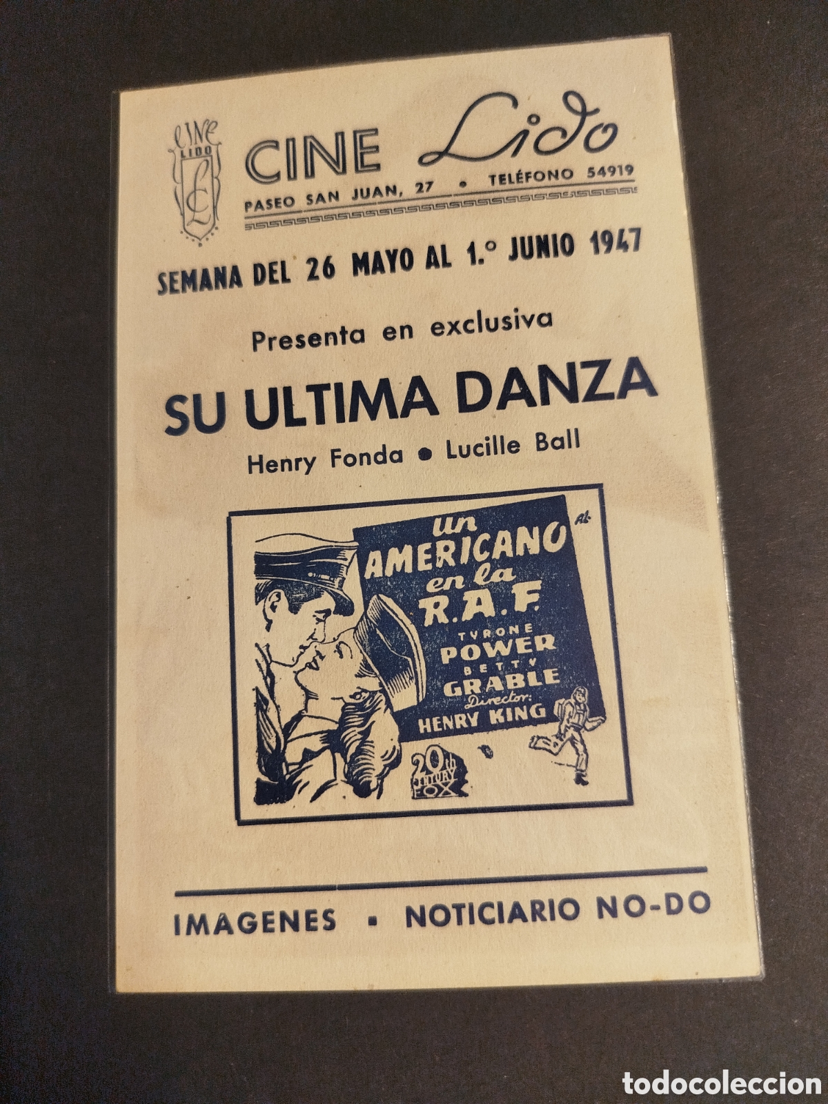 Cine: SU &Uacute;LTIMA DANZA C/P.. - Foto 2
