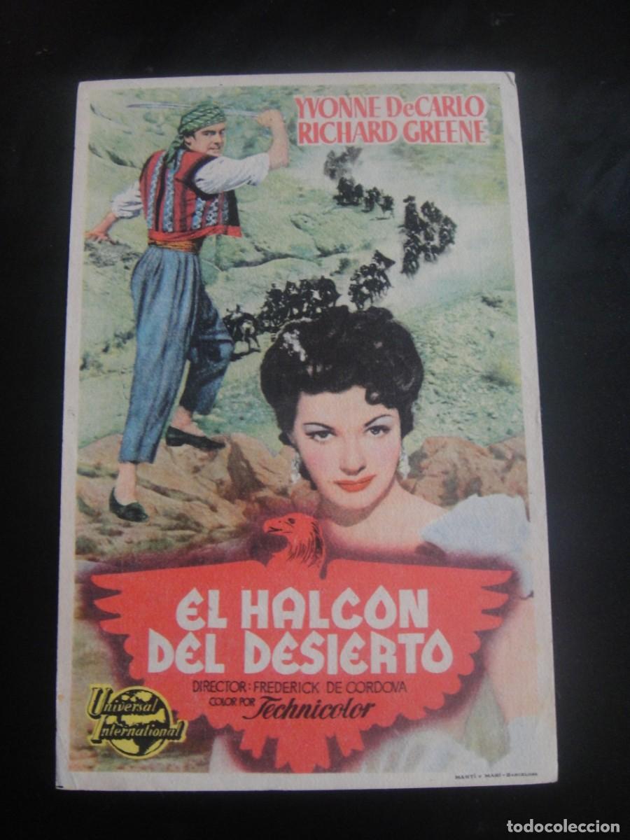 Cine: el halcon del desierto , folleto de mano , publicidad cine continental
