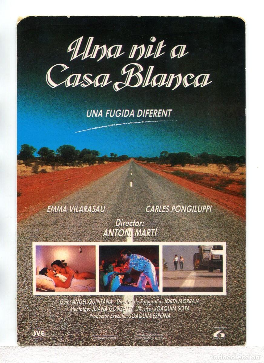 Cine: UNA NIT A CASA BLANCA, (UNA NOCHE EN CASABLANCA) con Emma Vilarasau.