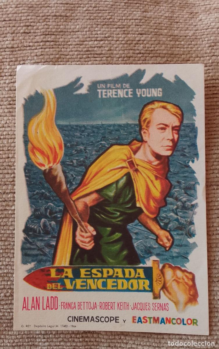 Cine: PROGRAMA DE CINE. LA ESPADA DEL VENCEDOR. ALAN LADD. DE MANO. - Foto 1