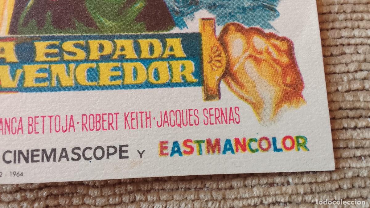 Cine: PROGRAMA DE CINE. LA ESPADA DEL VENCEDOR. ALAN LADD. DE MANO. - Foto 3