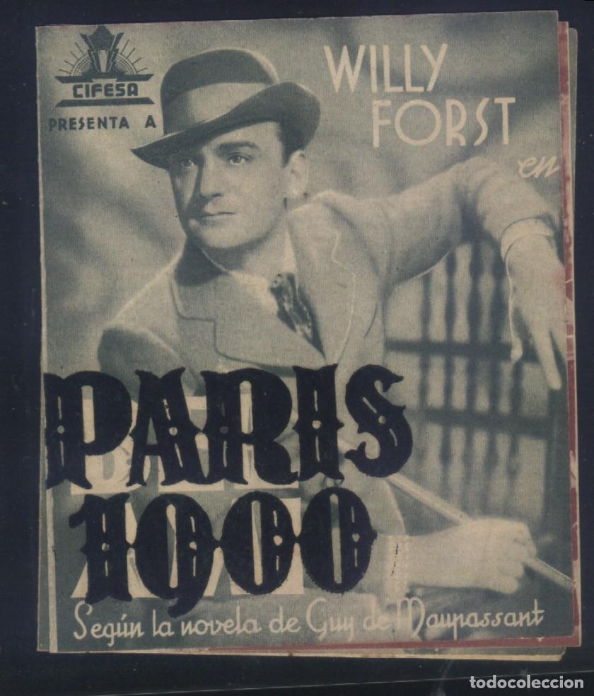 Cine: Q-11824- PARIS, 1900 (Bel Ami) (DOBLE) (CINE GOYA) Willi Forst - Olga Tschechowa