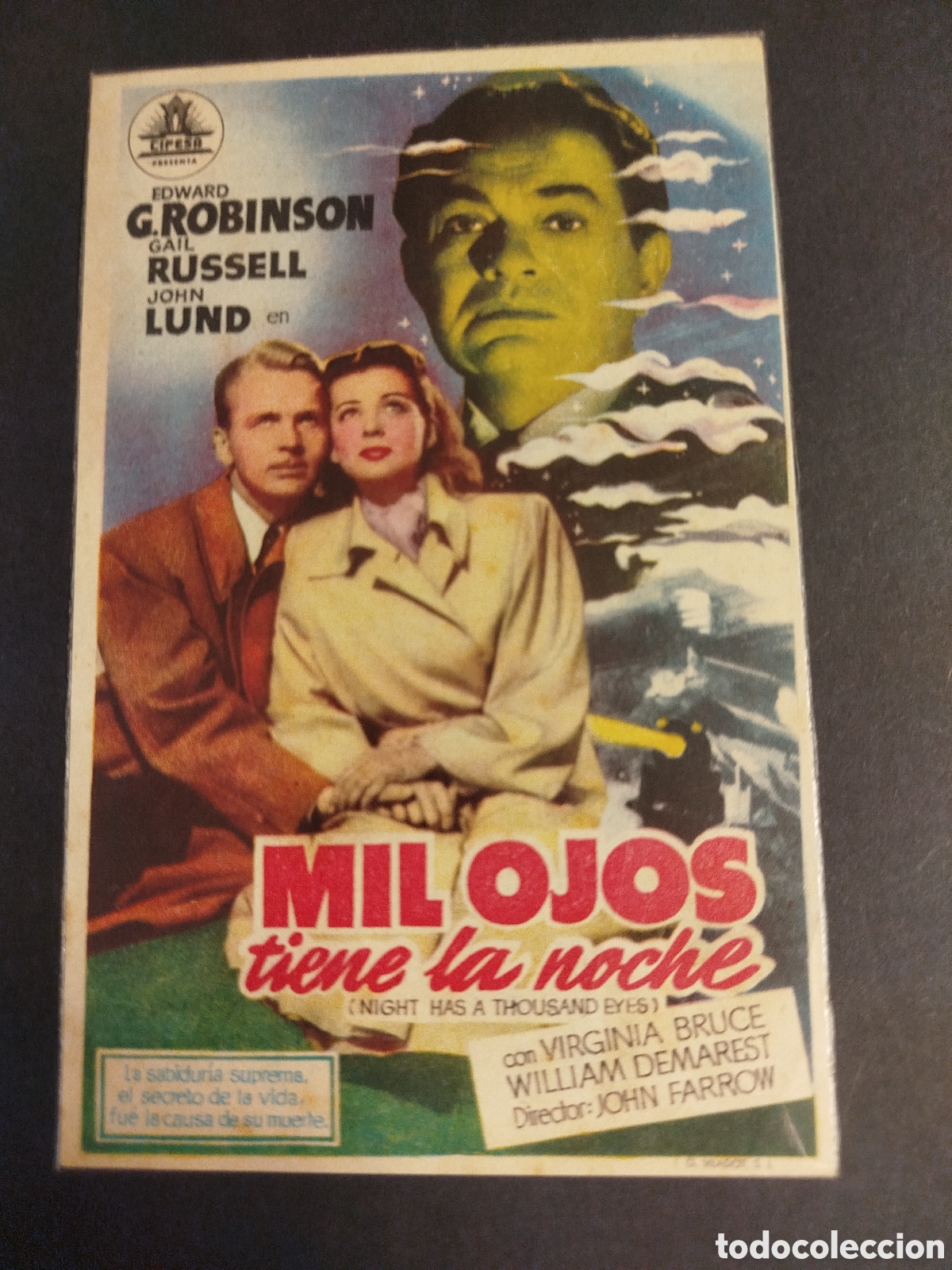 Cine: MIL OJOS TIENE LA NOCHE C/P