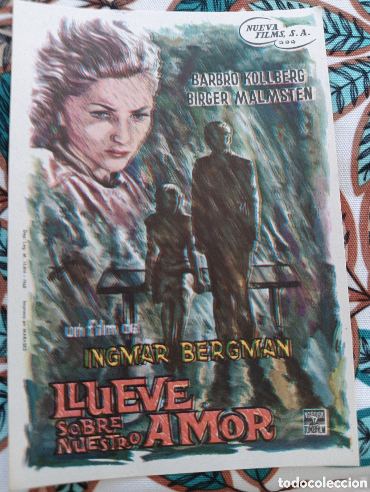 Cine: LLUEVE SOBRE NUESTRO AMOR - INGMAR BERGMAN - SIN PUBLICIDAD
