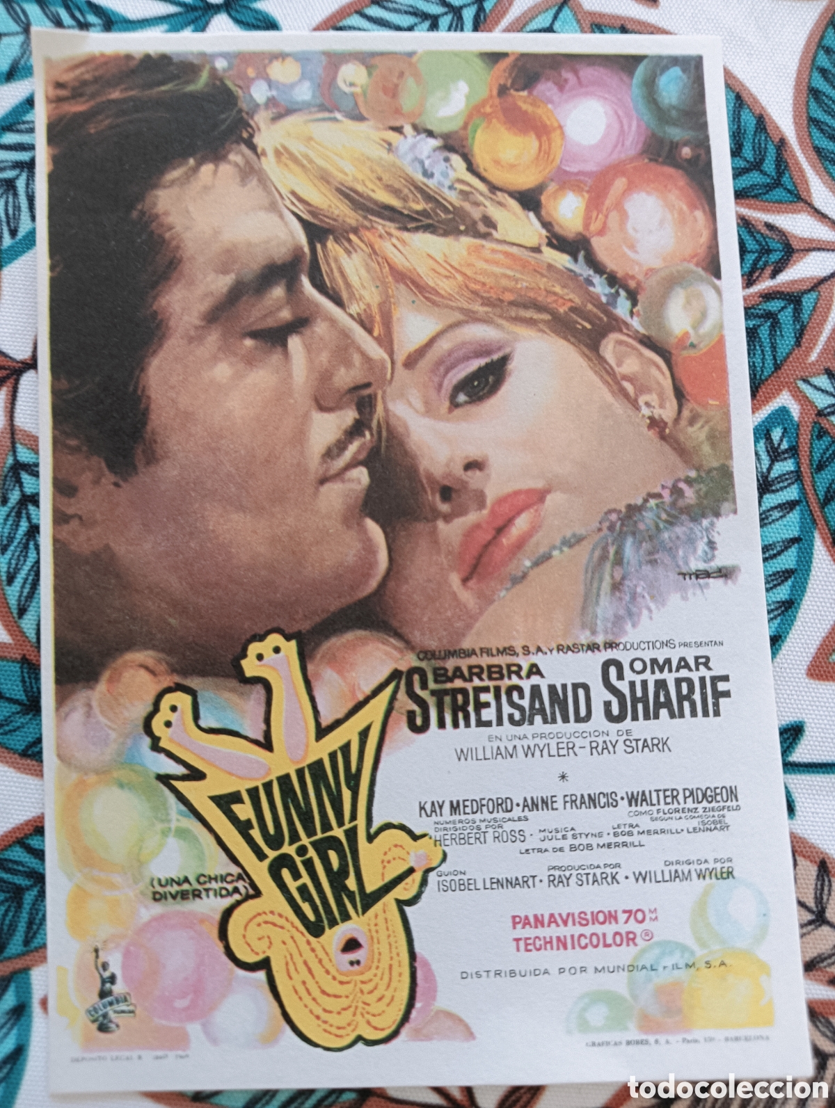 Cine: FUNNY GIRL - BARBRA STREISAND, OMAR SHARIF - SIN PUBLICIDAD