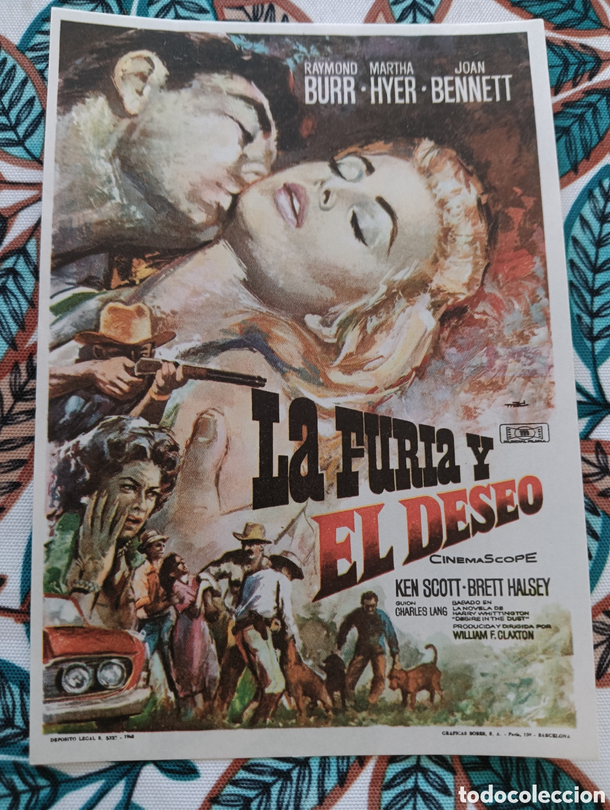 Cine: LA FURIA Y EL DESEO - RAYMOND BURR, MARTHA HYER- SIN PUBLICIDAD