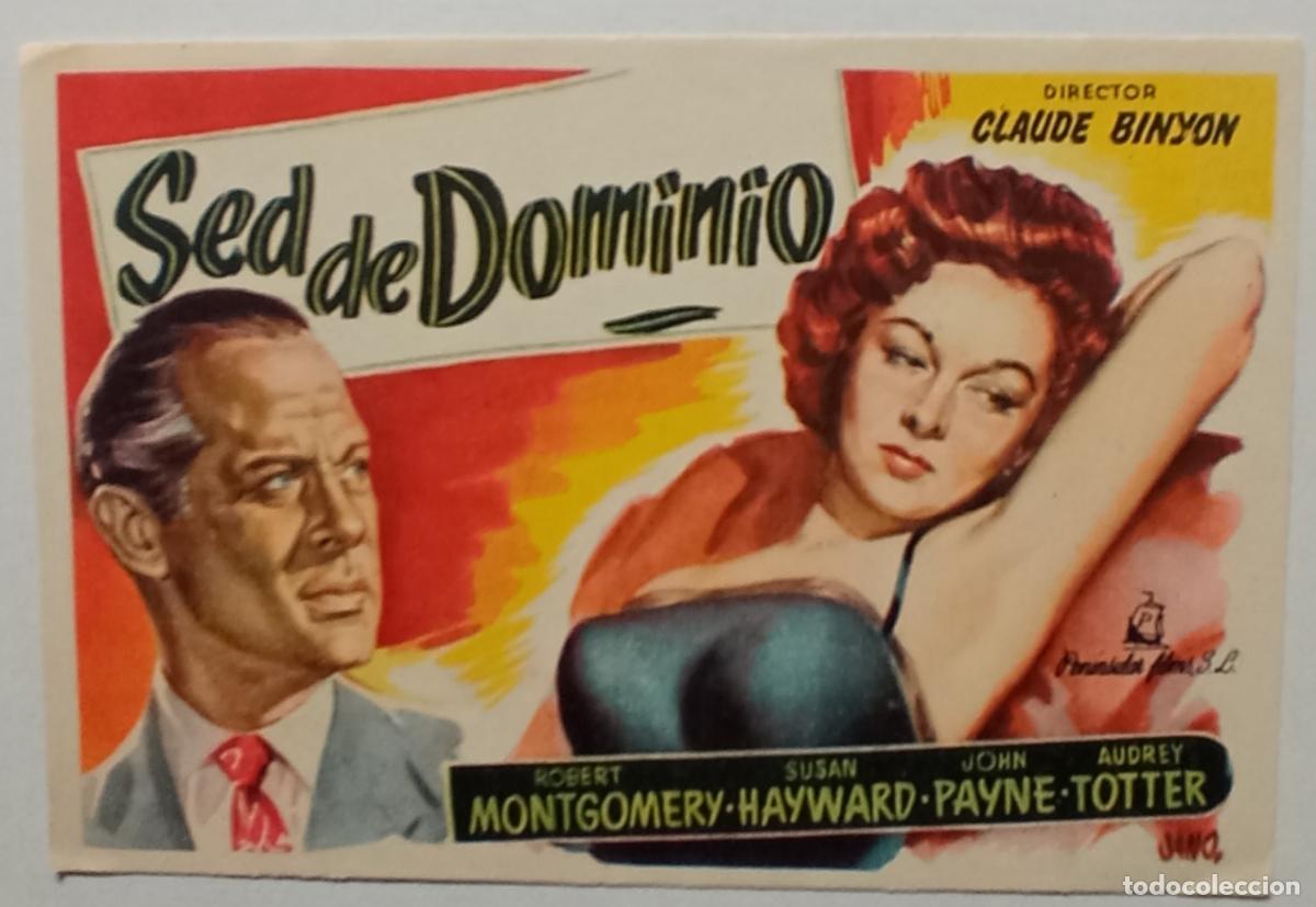 Cine: PROGRAMA DE CINE. ROBERT MONTGOMERY. SED DE DOMINIO. DIBUJO DE JANO