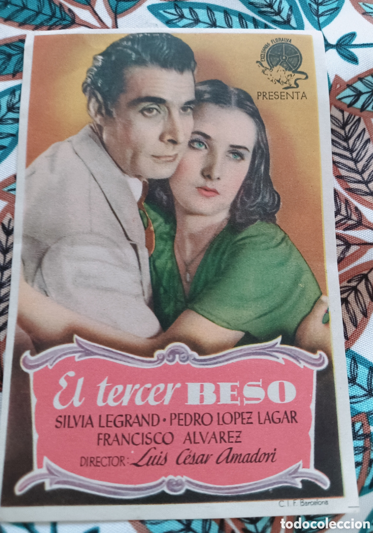 Cine: EL TERCER BESO - SILVIA LEGRAND -SIN PUBLICIDAD