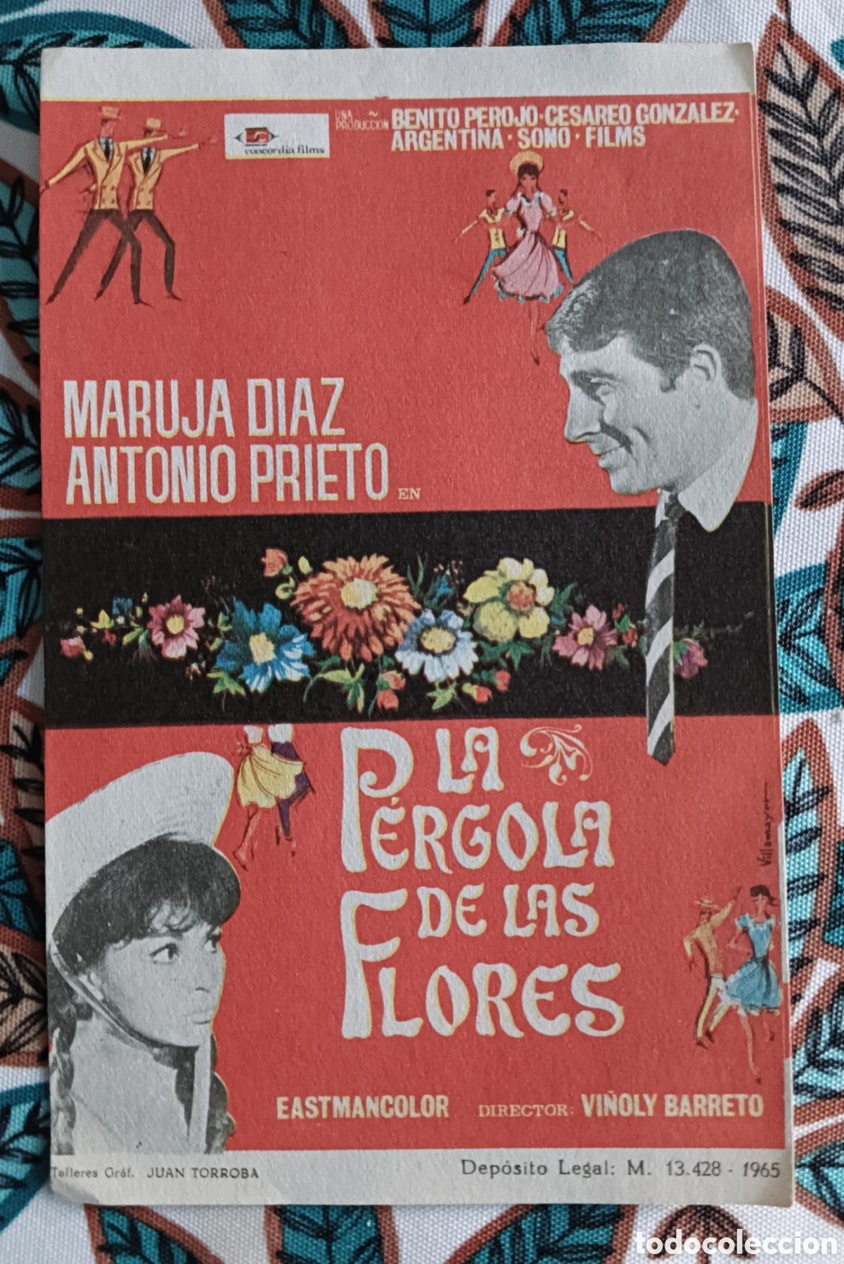 Cine: LA PERGOLA DE LAS FLORES - MARUJITA DIAZ - SIN PUBLICIDAD
