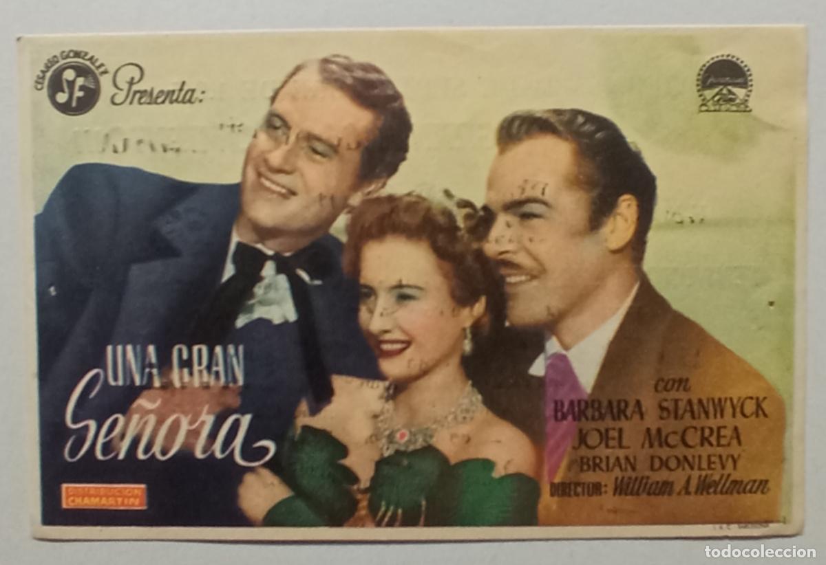 Cine: PROGRAMA DE CINE. BARBARA STANWYCK. UNA GRAN SE&Ntilde;ORA. CINE CUY&Aacute;S. LAS PALMAS
