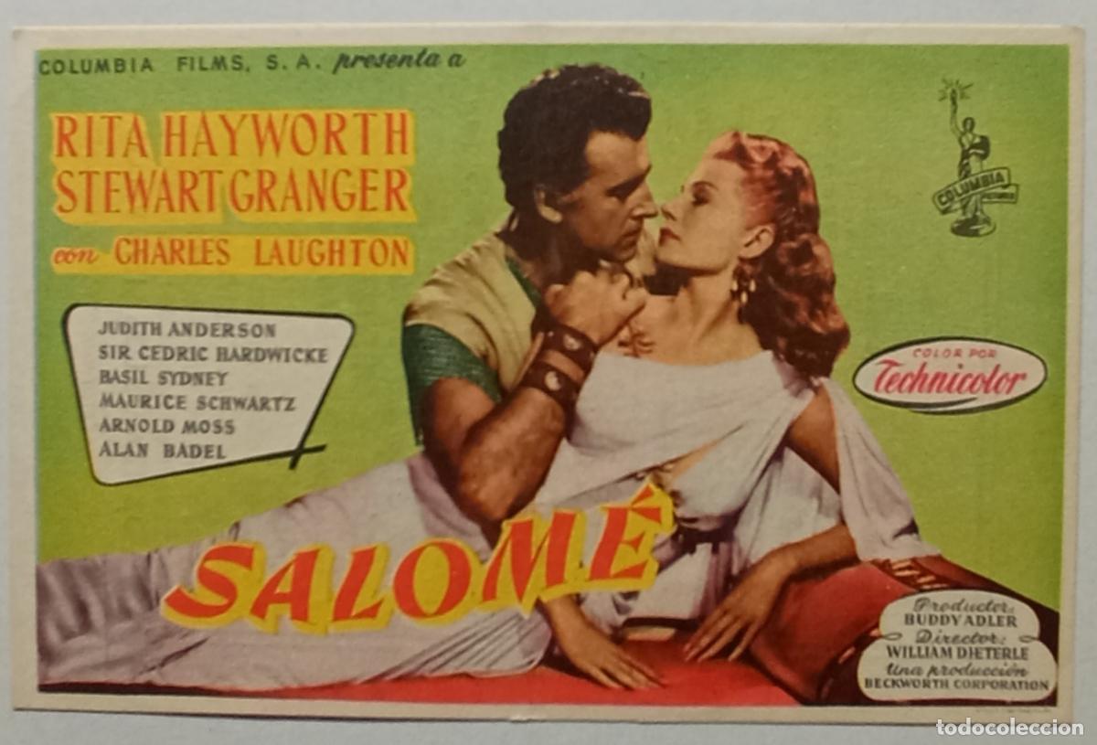 Cine: PROGRAMA DE CINE. RITA HAYWORTH. SALOM&Eacute;. CON PUBLICIDAD