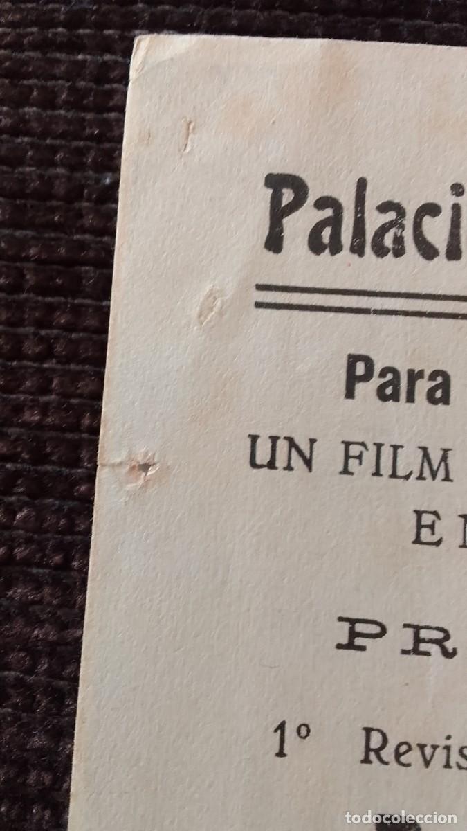Cine: PROGRAMA DE CINE. REMORDIMIENTO. DOBLE. ERNST LUBITSCH. PARAMOUNT. PALACIO DEL SOL. DENIA. DE MANO. - Foto 8