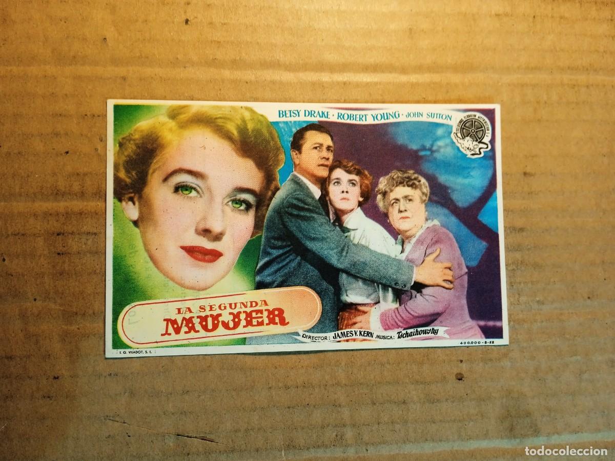 Cine: FOLLETO DE MANO CON PUBLICIDAD LA SEGUNDA MUJER