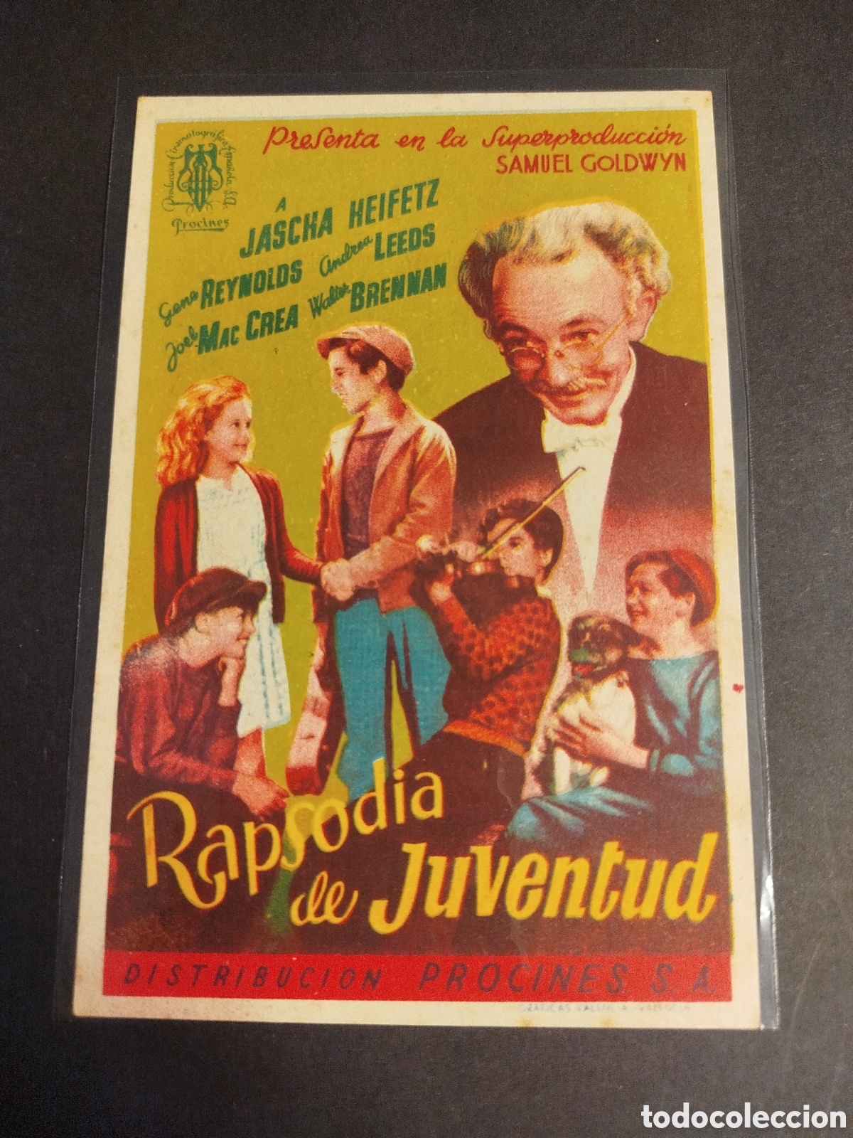 Cine: RAPSODIA DE JUVENTUD C/P - Foto 1