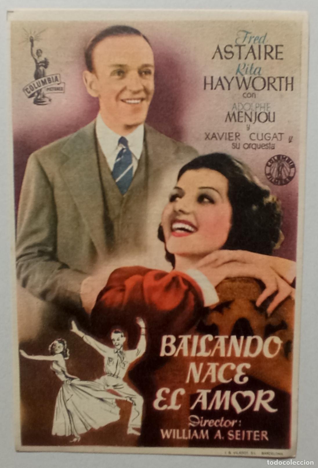 Cine: PROGRAMA DE CINE. FRED ASTAIRE. RITA HAYWORTH. BAILANDO NACE EL AMOR. CINE CUY&Aacute;S. LAS PALMAS