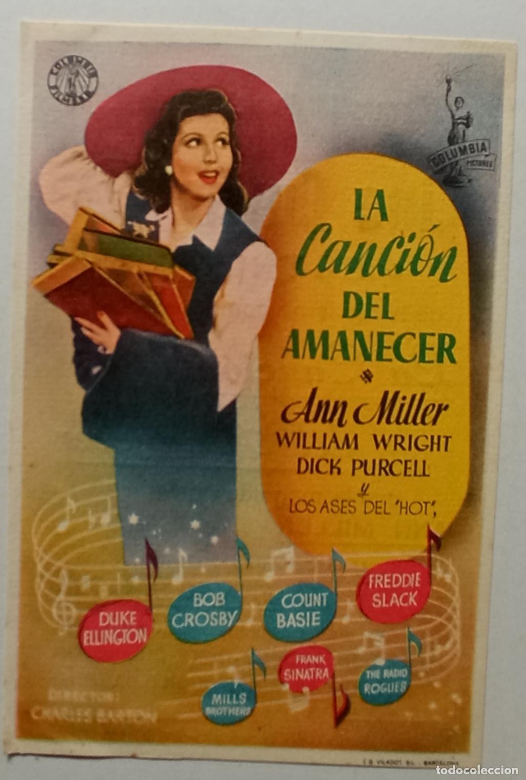 Cine: PROGRAMA DE CINE. ANN MILLER. LA CANCI&Oacute;N DEL AMANECER. CINE CUY&Aacute;S. LAS PALMAS