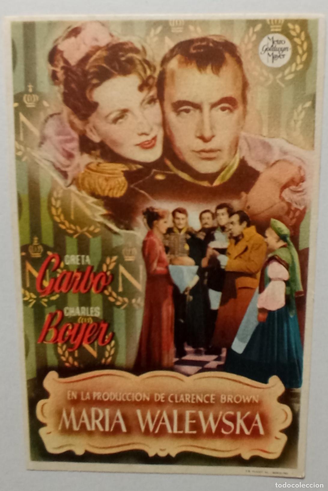 Cine: PROGRAMA DE CINE. GRETA GARBO. CHARLES BOYER. MAR&Iacute;A WALEWSKA. CINE CUY&Aacute;S. LAS PALMAS