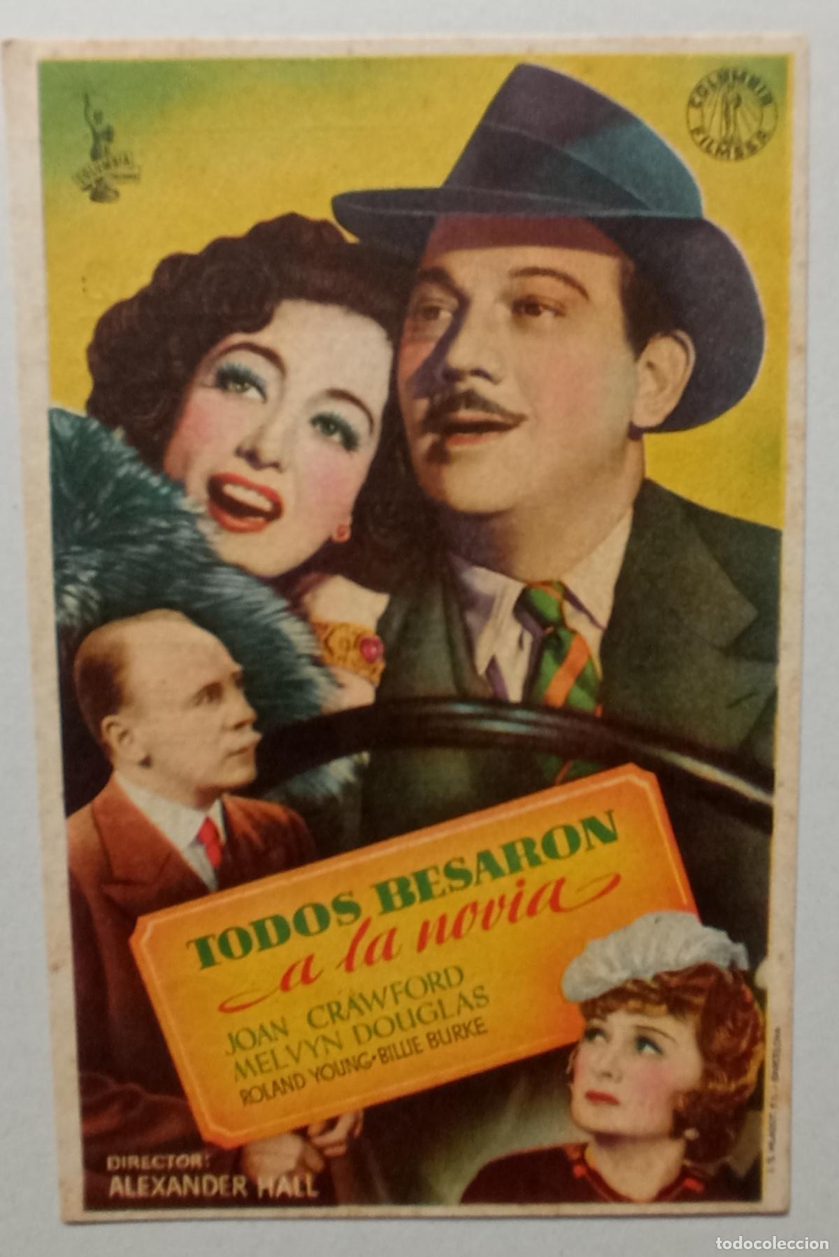 Cine: PROGRAMA DE CINE. JOAN CRAWFORD. TODOS BESARON A LA NOVIA. CINE CUY&Aacute;S. LAS PALMAS
