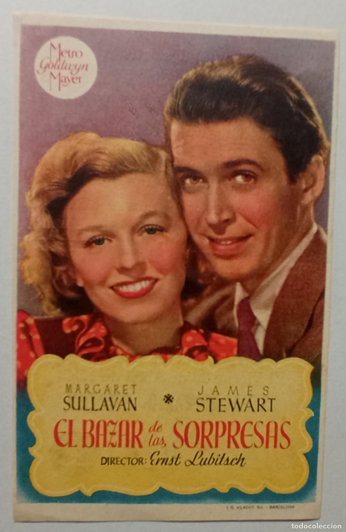 Cine: PROGRAMA DE CINE. JAMES STEWART. EL BAZAR DE LAS SORPRESAS. CINE CUY&Aacute;S. LAS PALMAS