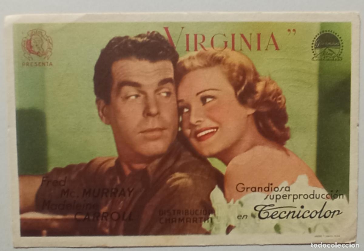Cine: PROGRAMA DE CINE. FRED MACMURRAY. VIRGINIA. CINE CUY&Aacute;S. LAS PALMAS