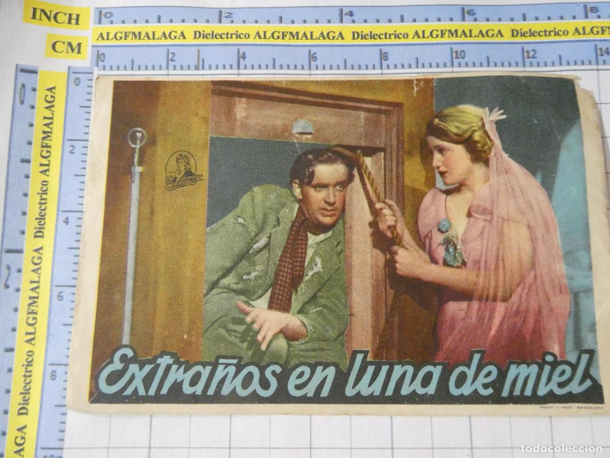 Cine: PROGRAMA DE MANO. PEL&Iacute;CULA EXTRA&Ntilde;OS EN LUNA DE MIEL. . 213 - Foto 1