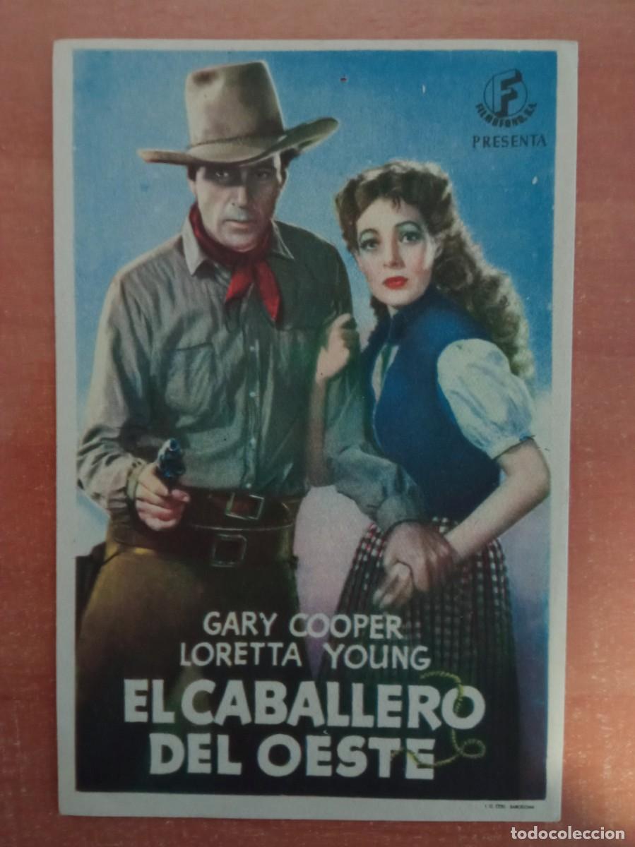Cine: EL CANALLERO DEL OESTE, GARY COOPER, CINE MAS&Oacute;, SAN PEDRO PESCADOR, GIRONA, 1948
