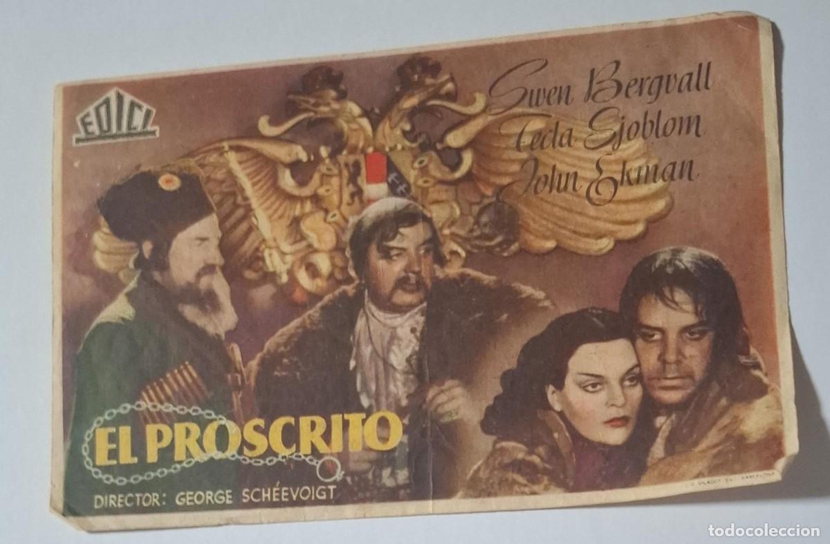 Cine: EL PROSCRITO - PROGRAMA DE CINE