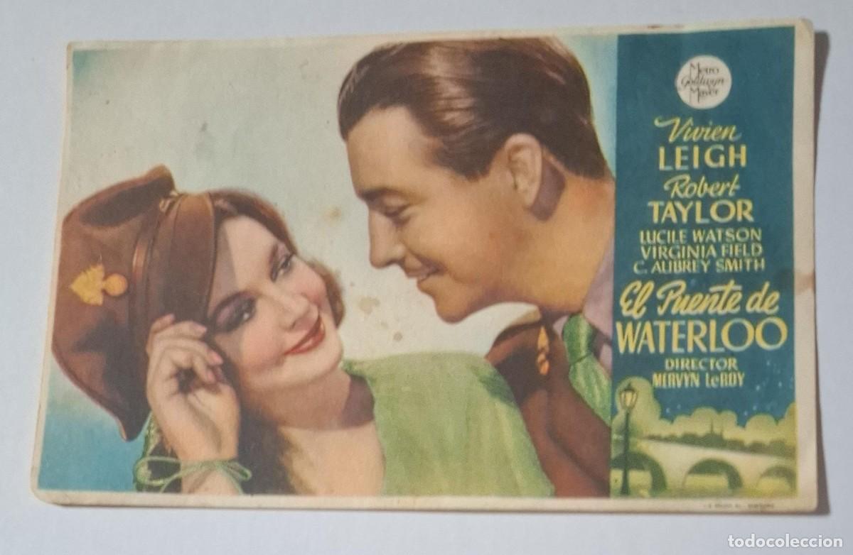 Cine: EL PUENTE DE WATERLOO - PROGRAMA DE CINE