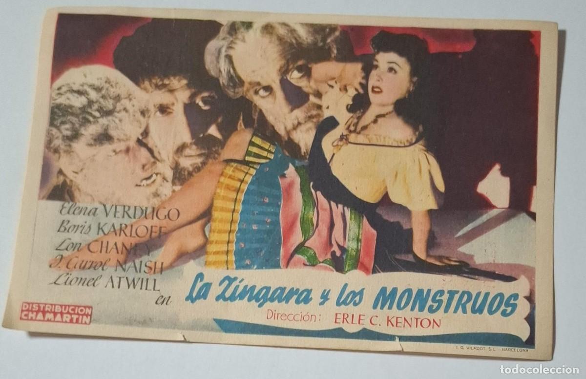 Cine: LA ZINGARA Y LOS MONSTRUOS - PROGRAMA DE CINE