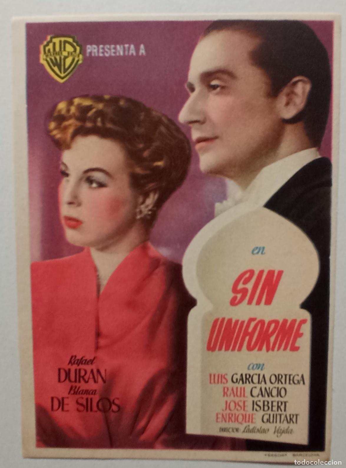Cine: PROGRAMA DE CINE. RAFAEL DURAN. BLANCA DE SILOS. SIN UNIFORME - Foto 1