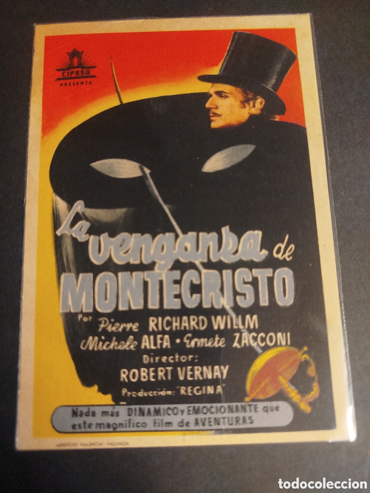 Cine: LA VENGANZA DE MONTECRISTO C/P