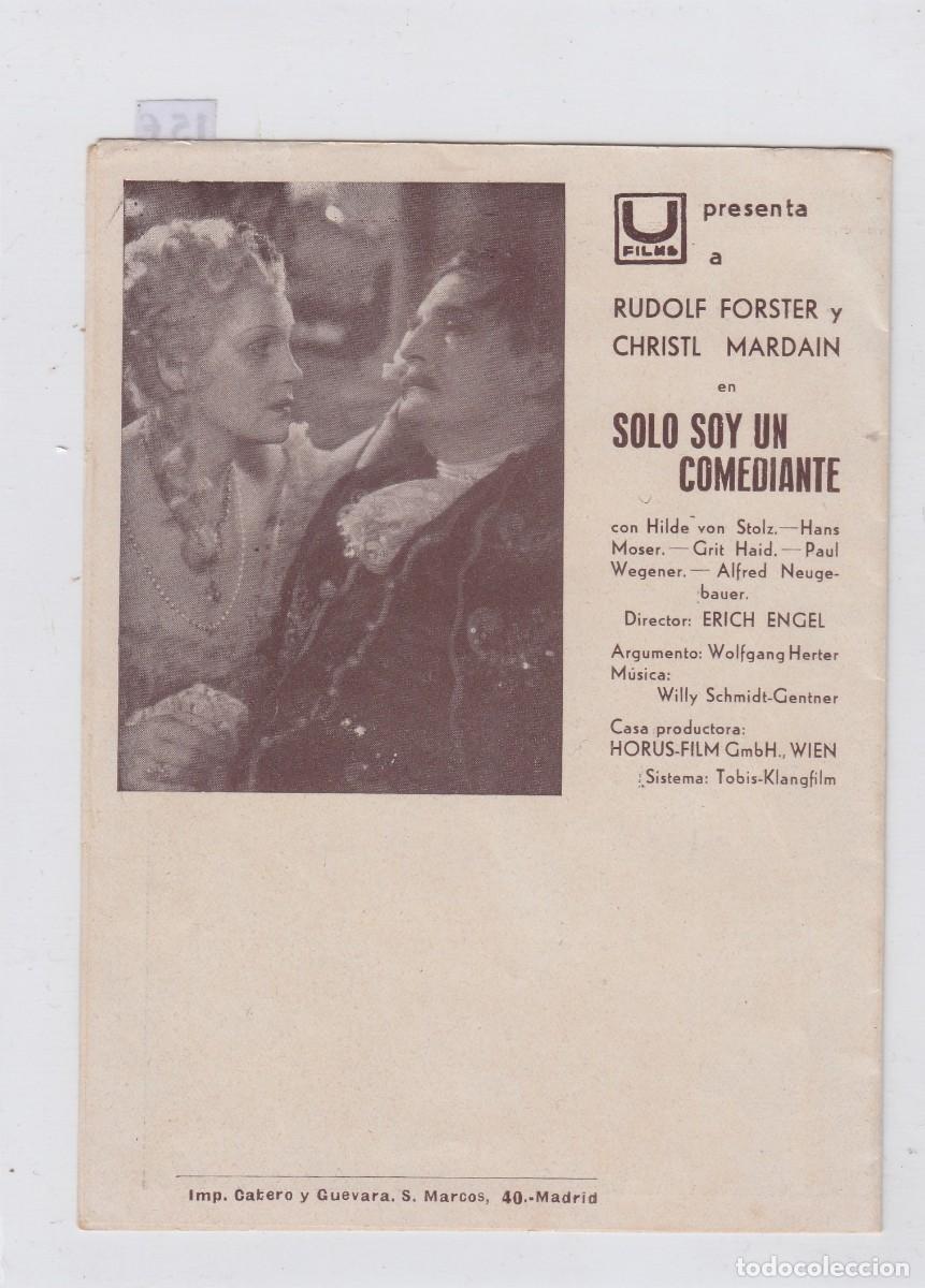 Cine: S&Oacute;LO SOY UN COMEDIANTE - Foto 2