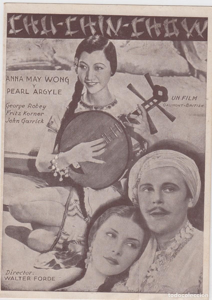 Cine: CHU-CHIN-CHOW ANNA MAY Y PEARL ARGYLE