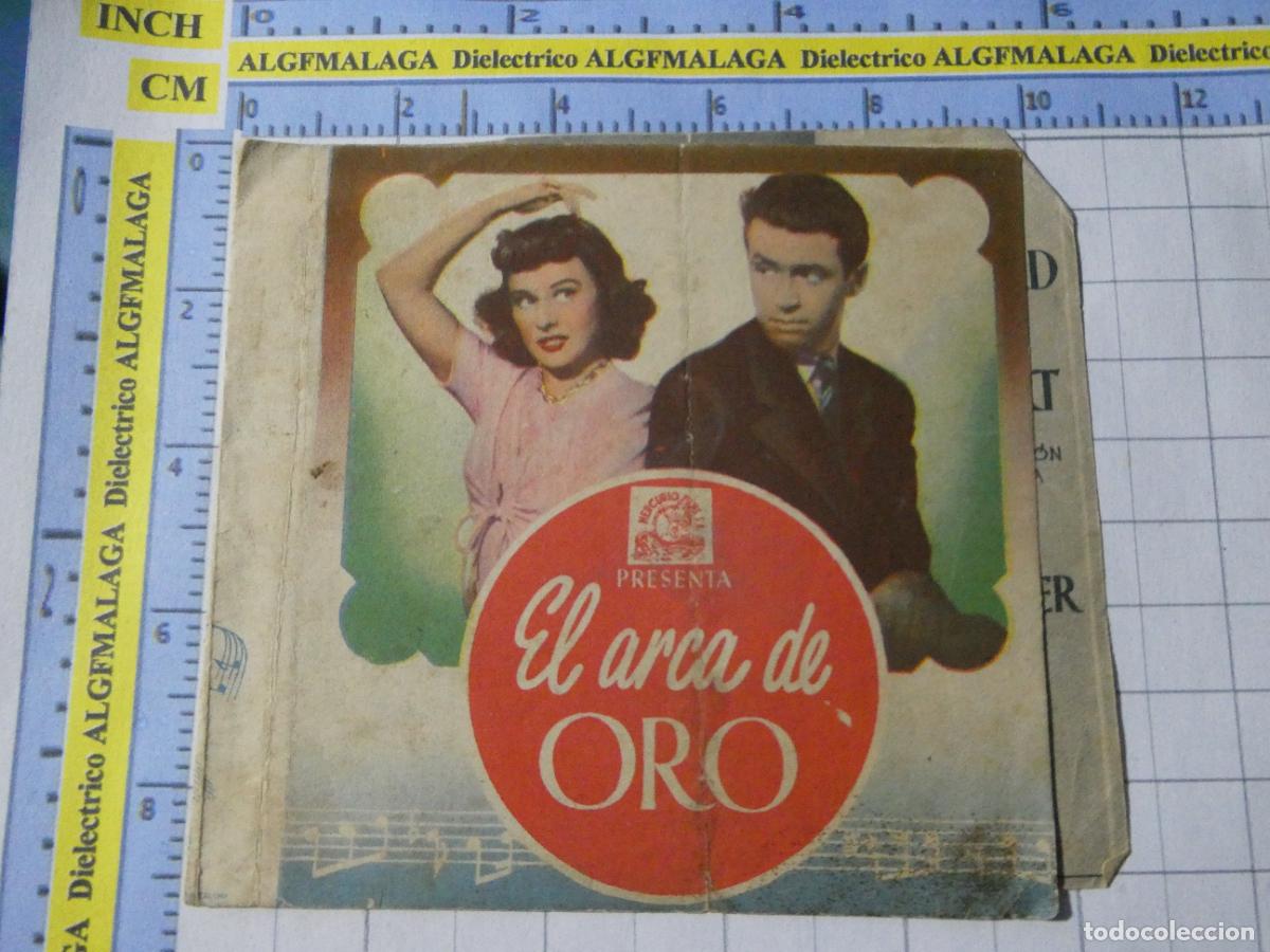 Cine: PROGRAMA DE MANO. PEL&Iacute;CULA EL ARCA DE ORO. PUBLICIDAD CINE GOYA M&Aacute;LAGA. 248