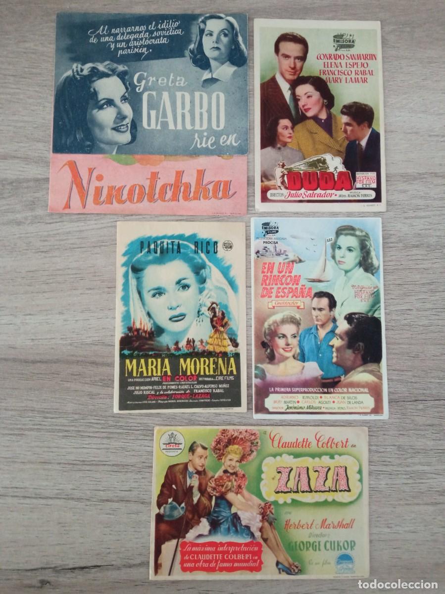 Cine: RUTE, 5 FOLLETOS DE CINES DE ESTA CIUDAD