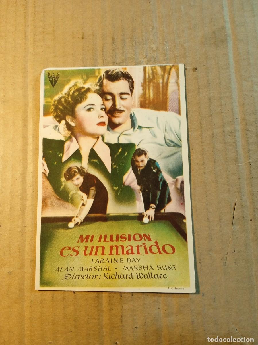 Cine: FOLLETO DE MANO CON PUBLICIDAD MI ILUSION ES UN MARIDO