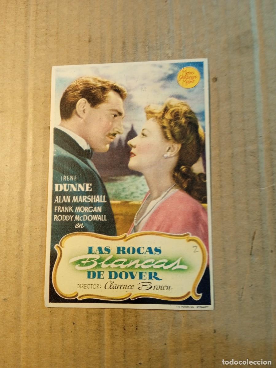 Cine: FOLLETO DE MANO CON PUBLICIDAD LAS ROCAS BLANCAS DE DOVER