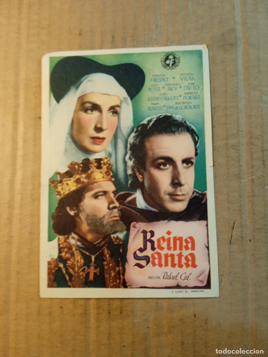 Cine: FOLLETO DE MANO CON PUBLICIDAD REINA SANTA