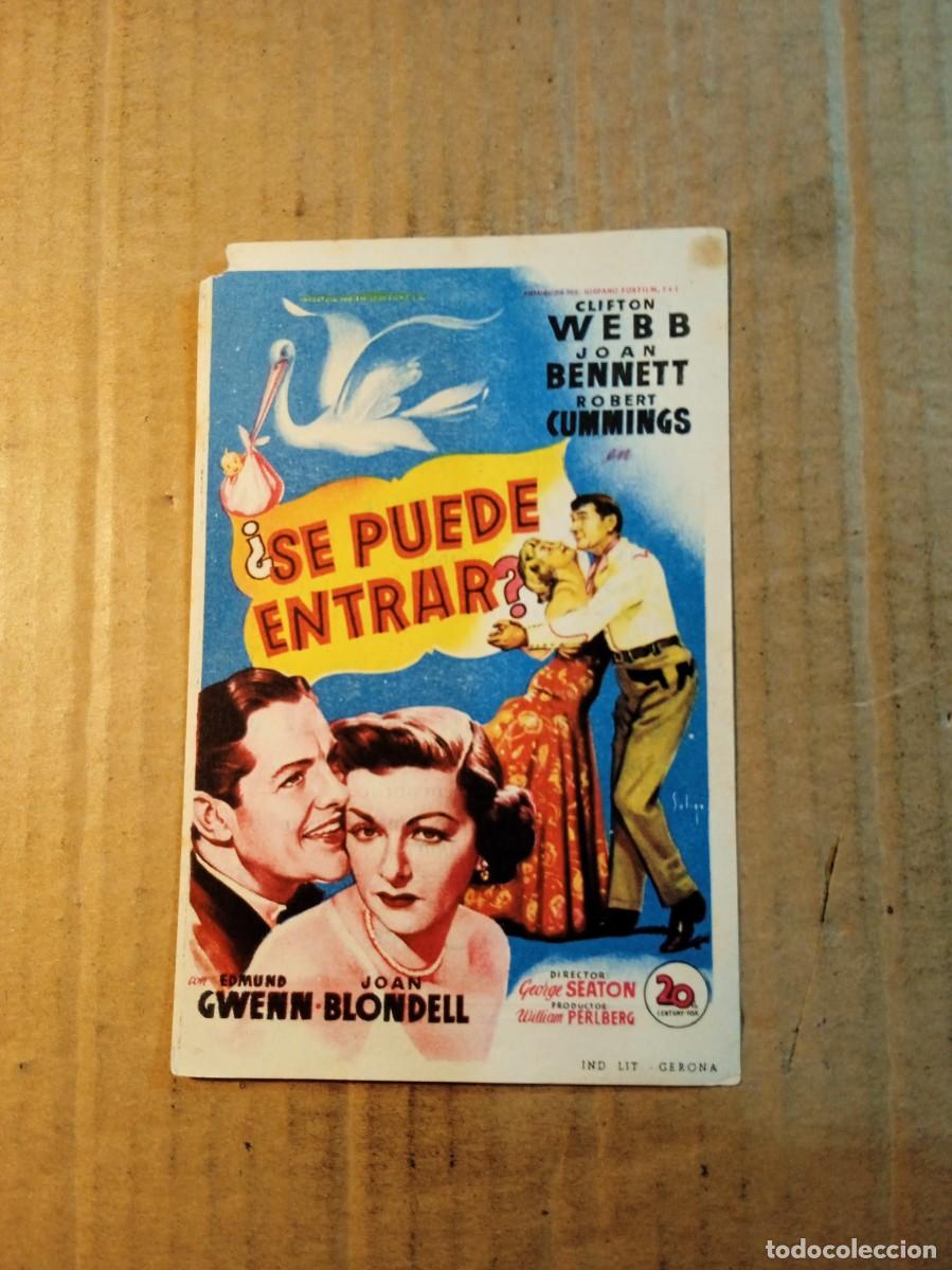 Cine: FOLLETO DE MANO CON PUBLICIDAD &iquest;SE PUEDE ENTRAR?