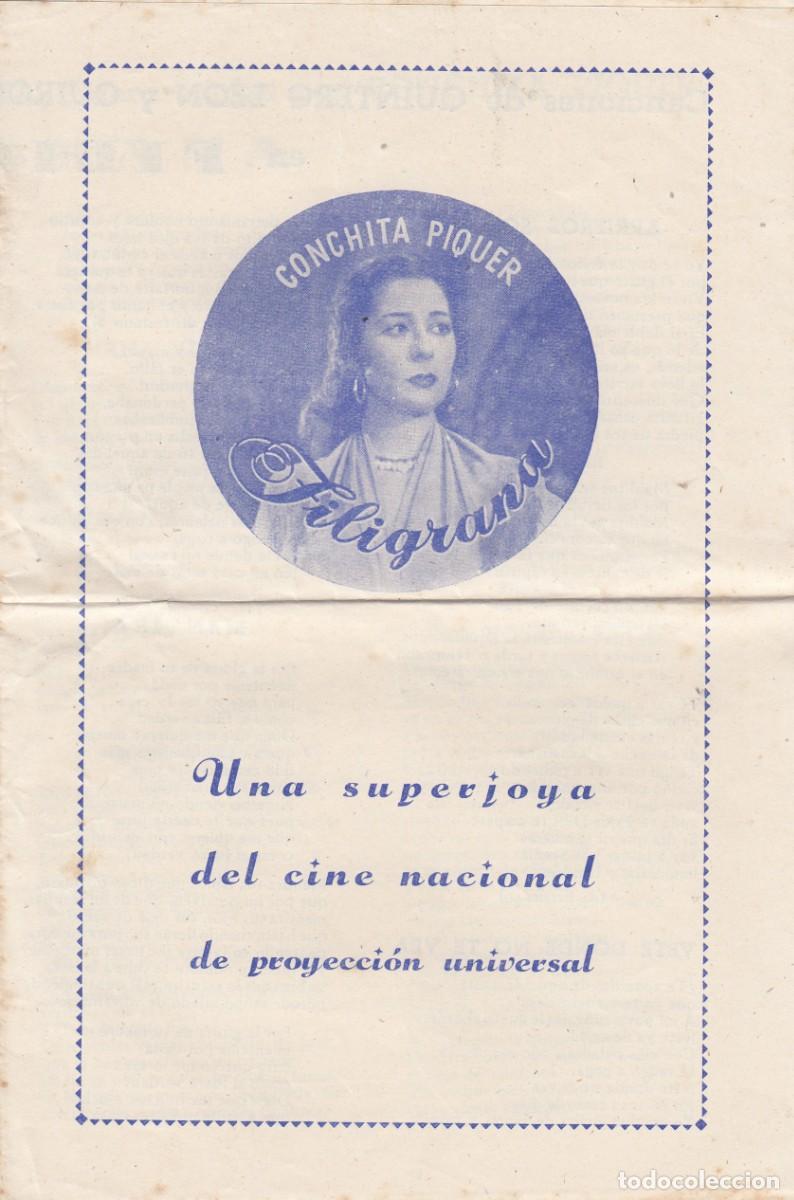 Cine: CHONCHITA PIQUER. FILIGRANA