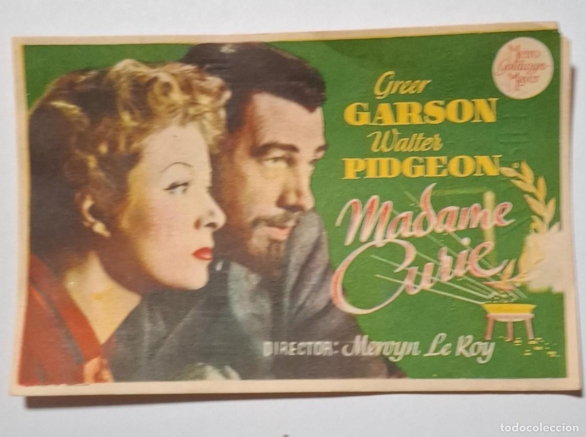 Cine: MADAME CURIE - PROGRAMA DE CINE