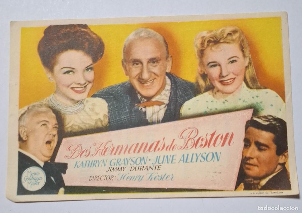 Cine: DOS HERMANAS DE BOSTON - PROGRAMA DE CINE