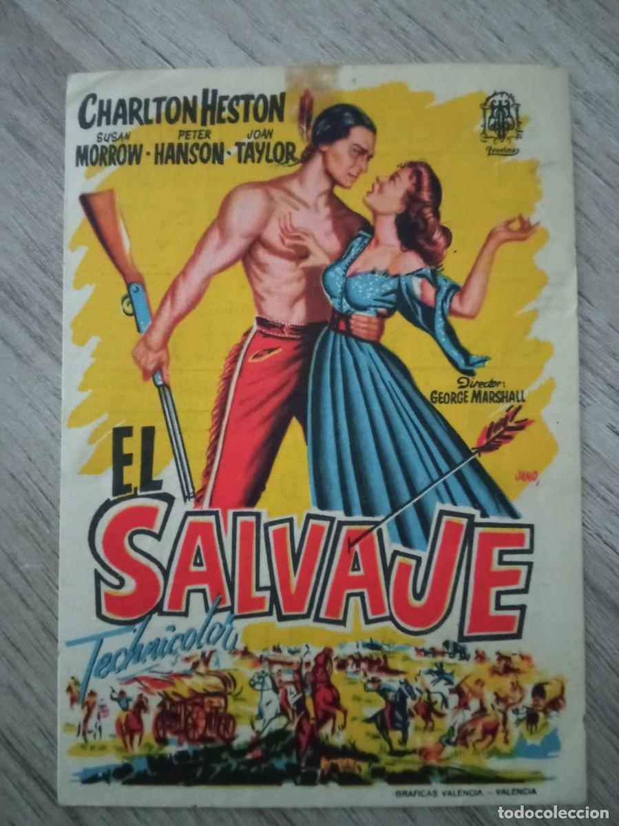 Cine: EL SALVAJE, CHARLTON HESTON, CINES CAPITOL Y JARDIN