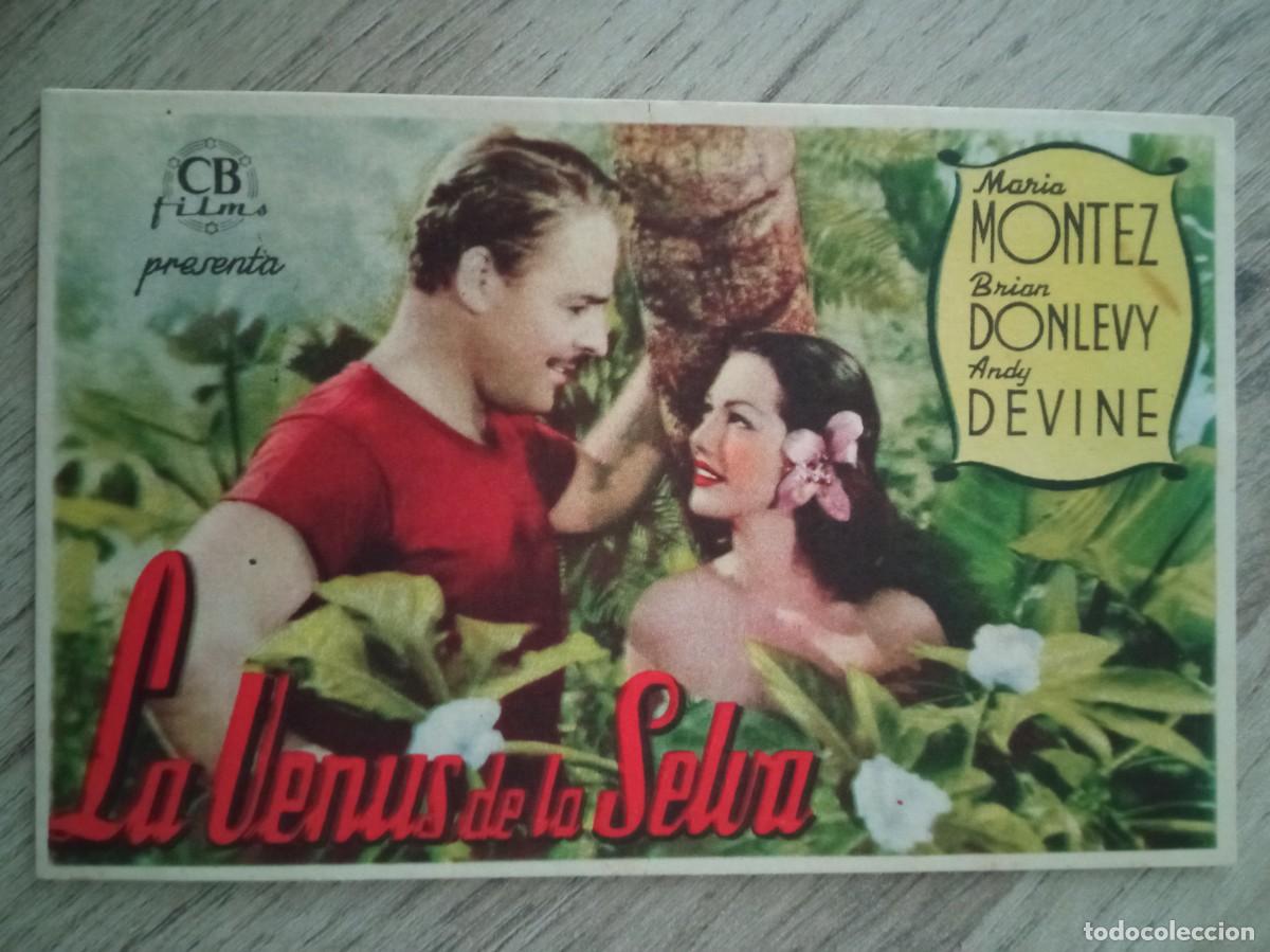 Cine: LA VENUS DE LA SELVA, MARIA MONTEZ, DISTRIBUIDOR CB