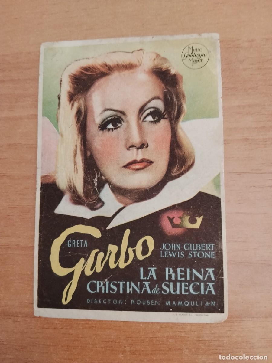  Foglietti di film di film antichi di cinema: ROSA-PROGRAMA DE LA PELICULA--LA REINA CRISTINA DE SUECIA CT