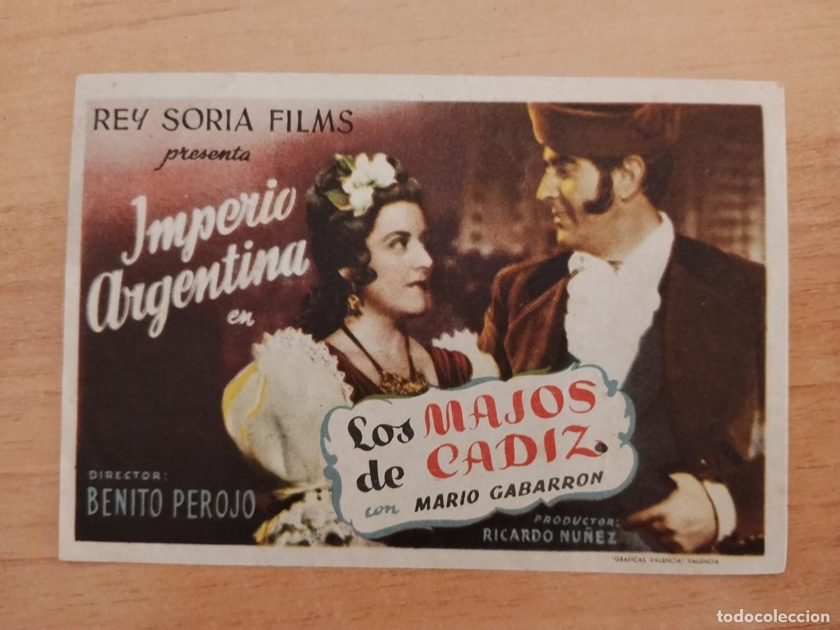 Cine: ROSA-PROGRAMA DE LA PELICULA--LOS MAJOS DE CADIZ